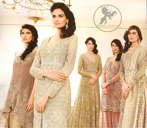 Ivory white pure chiffon front opens long shirt and straight trouser. The shirt features stunning embellishments all over the front.