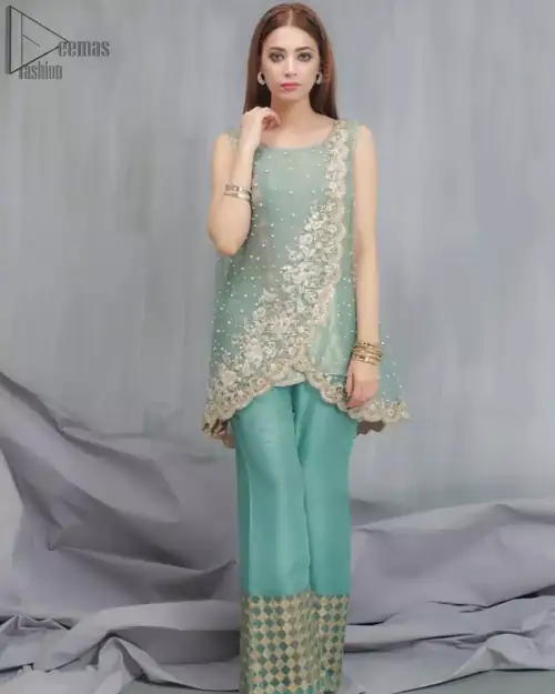 Ferozi Overlap Shirt – Bell Bottom