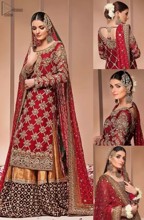 This style-savvy bride totally pulled off our classic bridal wear with an unmatchable grace and giving major bridal goals. The