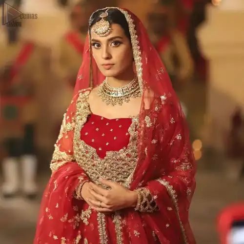 Red Front Open Back Train Maxi