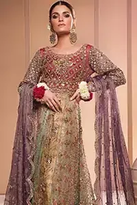 Light Purple Frock-Dupatta