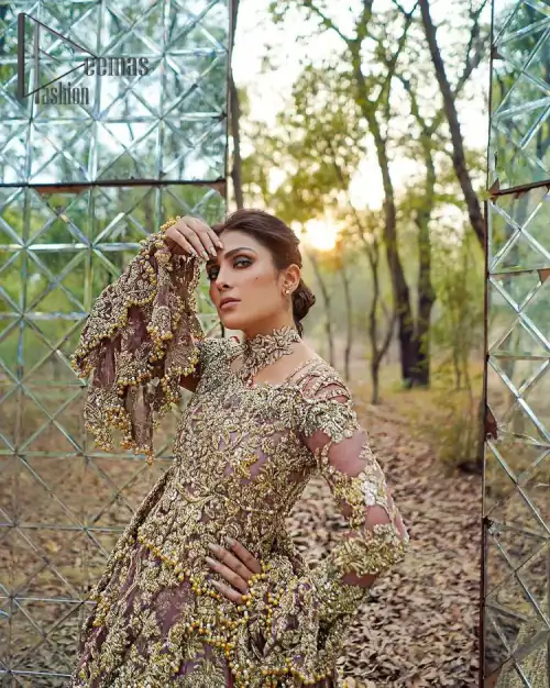 Celebrating the joy of togetherness with the light purple outfit. Grace is symbolize when it gets paired up with a