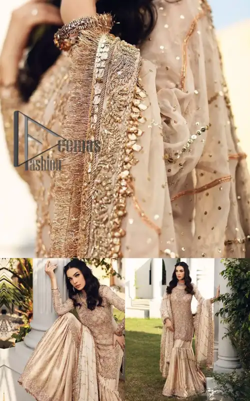 Opt for a versatile outfit for your Nikkah that is the perfect amalgamation of splendid colours, deluxe fabrication, and exquisite
