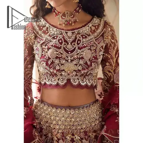 Create your own uniqueness. Let it be priceless for yourself and yet identifiable for others. Introducing burgundy blouse which is