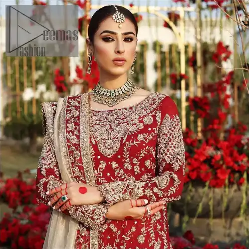 She's headstrong and rebellious, determined to divert the pacts of tradition on her Big day. Presenting a Red long shirt
