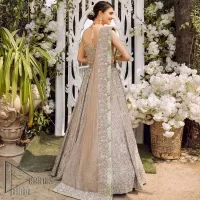 Tea Rose Blouse – Can Can Lehenga – Dupatta - Image 3