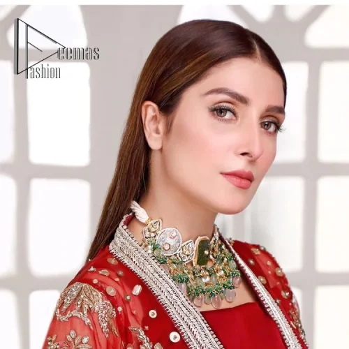 Walking into a new chapter of life with the joy of togetherness and the magic of love. A bright red