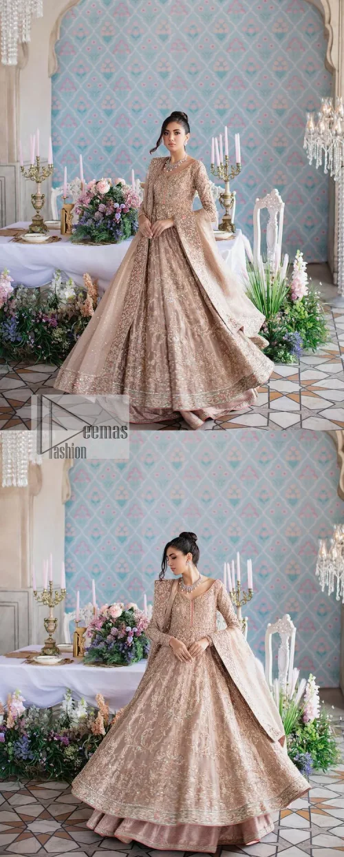 Make your Qabool Hai moment more memorable with this outfit by DeemasFashion. A dreamy statement of this dress proffers a