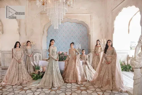 She wears a lilac colour as her wedding dress and looked stunning on her Nikah day. DeemasFashion presents this outfit