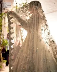 Aqua Blue Heavy Maxi – Lehenga n Dupatta - Image 1