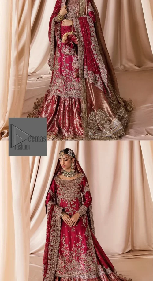 The maroon color is the perfect feminine and delicate shade with its meticulously crafted untruth The gorgeous shirt is embellished