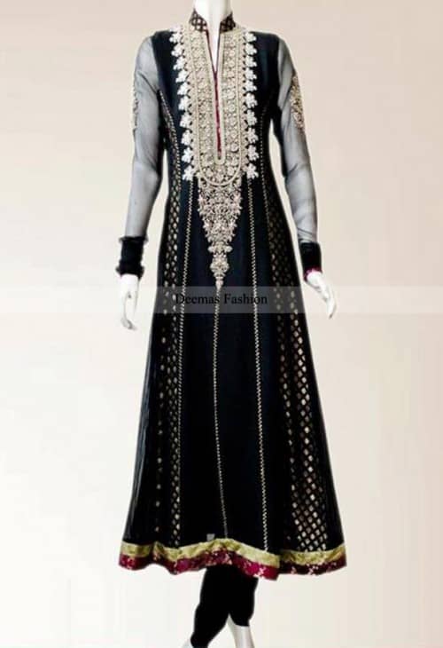 black frock suit designs