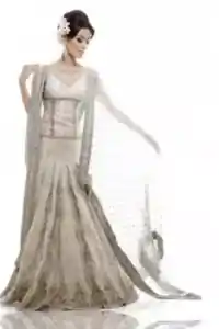 South Asian Bridal Collection - Elegent White Lehnga