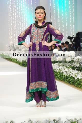 Latest Purple A-line Semi Formal Wear Dress