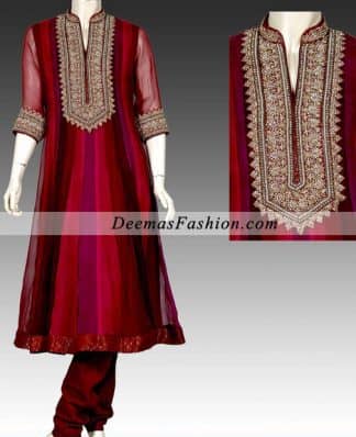 Multi Panel Embroidered Frock