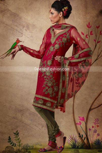 Red-Mehndi Green